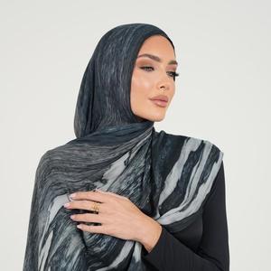 Custom Logo Printed Modal Muslim Hijab Elegant Ladies <b>Scarf</b> Customizable Soft Lightweight Breathable Fashion Durable - Product Image 1