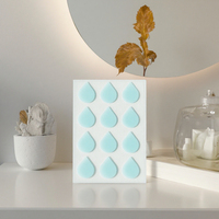 Nouvel arrivage 12 patchs hydrocolloïdes bleus pour les boutons, absorbant les fluides, soin des taches d'acné, nouveau traitement des taches