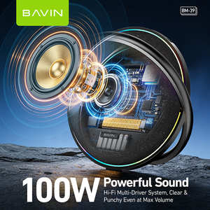 Altavoz Inalámbrico BAVIN BM39 con Bluetooth 5.3, <span class=keywords><strong>Subwoofer</strong></span> <span class=keywords><strong>Activo</strong></span> con Supergraves y <span class=keywords><strong>Calidad</strong></span> de Sonido Hi-Fi, Gran Venta al por Mayor - Product Image 6