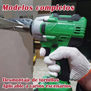 Clé à chocs sans fil 21V avec moteur sans balais, batterie haute performance, clé électrique, tournevis pour projets industriels et <span class=keywords><strong>de</strong></span> bricolage - Product Image 2