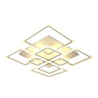 Lustre de plafond LED blanc moderne en acrylique, design floral, pour la maison