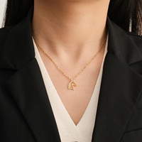 Cheval Pendentif Collier pour Femmes Filles Mignon Animal Cou Chaîne Ras Du Cou En Acier Inoxydable Bijoux Cadeaux En Gros