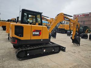 Oferta Especial: Miniexcavadora SY60C de 6 Toneladas, Potente y Confiable, Diseño Compacto de Alto Rendimiento con Cero Extensión Trasera, Suministro Directo de Fábrica - Product Image 6