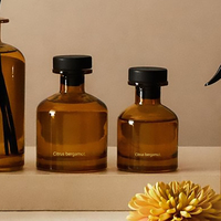 Bouteille diffuseur de parfum en verre vide avec bouchon, 50ml, 80ml, 150ml, 250ml, pour huiles essentielles