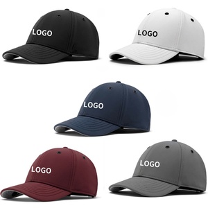 Versatile Jersey Trucker Cap Waterproof Quick-Drying Solid Color Street Style Sporty Fitted Baseball Cap 100% Cotton Wholesale - Product Image 1