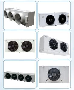Unidad de refrigeración de almacenamiento de cámara frigorífica Condensador 5P Radiador de evaporador con aletas de agua fría refrigerado por aire - Product Image 5