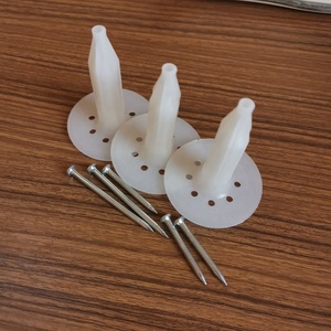 Ancrages d'isolation en plastique à haute capacité de charge, finition lisse, base de 60 mm pour fixation ETICS sur mur extérieur - Product Image 6