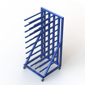 5FT Length <strong>Vinyl</strong> Rolling Industrial Display <strong>Stands</strong> , Heavy - Duty Display <strong>Stand</strong> - Product Image 4