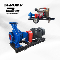 Pompe centrifuge 11 CV pour l'irrigation agricole, pompe de surpression à aspiration axiale pour l'arrosage