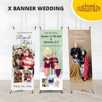 Düğün Poster X Banner karşılama baskı Roll-up ekran özel otel iş reklam posteri düğün fotoğraf standı tasarım