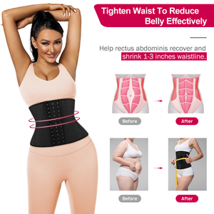 Đai Nịt Eo Bằng Cao Su Lấp Lánh 25 Đai Nịt Định Hình Xương Cho Nữ Đai Colombia Đai Định Hình Cơ Thể Đai Giảm Béo - Product Image 3