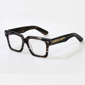 Visualmate cellulose acetate Thiết kế kính mắt Khung kính quang học tùy chỉnh Mens Acetate Kính mắt quang học khung - Product Image 5