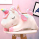 Peluche Unicorno Arcobaleno CP, Cuscino Kawaii da 120cm, Quattro Colori Tra Cui Scegliere, Giocattolo in Peluche Unicorno - Product Image 4