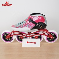 Châssis en fibre de carbone professionnel OEM ODM, roulements ABEC-9, roues en PU, patins à roulettes de vitesse pour adultes, hommes et femmes