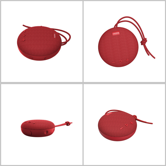 TWS Stereo Bluetooth Speaker IPX7 Waterproof, Portable 6W Wireless Speaker with BT 5.4, 8H Playtime for Outdoor Travel
