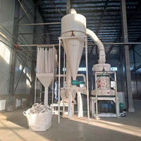 Ensemble complet d'équipement de broyage Raymond avec moteur AC, boîte de vitesses et roulement pour la fabrication de poudre