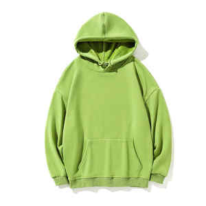 Sudadera con capucha bordada personalizada pedido a granel-French Terry 100% algodón de gran tamaño Unisex Pullover Streetwear - Product Image 6