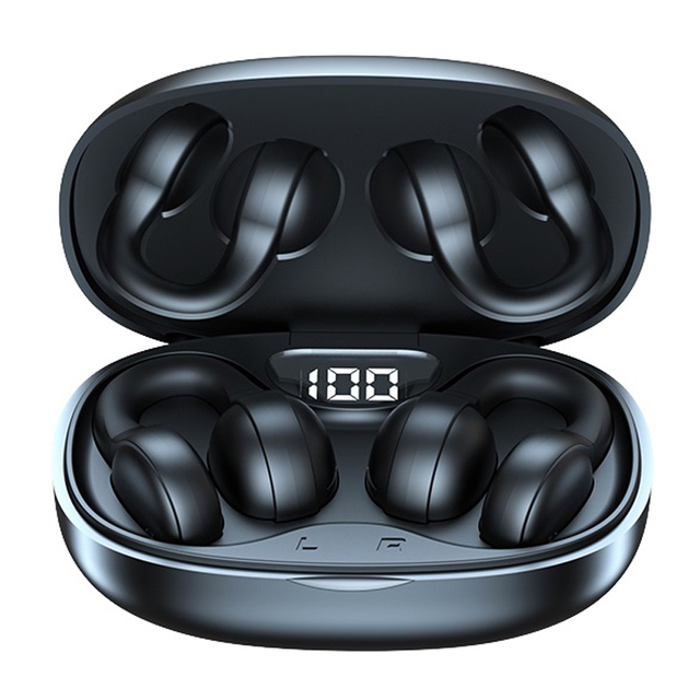 Earphone Headphone Accessories Open Clip-on Sports Earbuds Bluetoothes 5.4 Bone Conduction Earhook Wireless Earphones with MIC