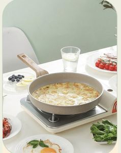 Sartén <span class=keywords><strong>Tefal</strong></span> de fundición a presión OEM con base de <span class=keywords><strong>inducción</strong></span> y tapa para freír profundo - Product Image 6