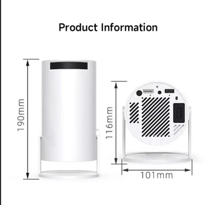 H300 hd מיני חכם מקרן lcd עם אנדרואיד מובנה רמקולים חיבור אלחוטי מהיר הוביל מנורת קולנוע ביתי נייד - Product Image 3