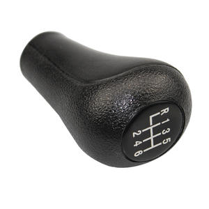 Pommeau de levier de vitesse en cuir noir 5 vitesses 6 vitesses pour BMW E36 E46 X1 X3 X5 - Product Image 2