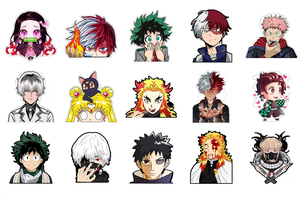 Adesivo <span class=keywords><strong>Anime</strong></span> giapponese 3D <span class=keywords><strong>Anime</strong></span> adesivi di movimento impermeabili cartoni animati auto decalcomanie e decorazione murale per Laptop <span class=keywords><strong>Anime</strong></span> adesivi 3D - Product Image 4