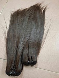 Paquetes rectos de hueso de trama de proveedor mayorista de cabello vietnamita Virgen sin procesar para hacer pelucas de Varios tamaños disponibles - Product Image 2