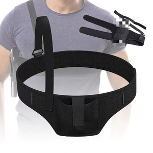 Cinturón táctico unisex negro para portar ocultamente, con soporte para la axila y extracción rápida de arma. - Product Image 1
