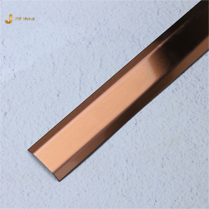 EX025 Directo de fábrica Moderno Acero inoxidable Azulejo Embellecedor Muebles de pared Armario Decoración Espejo dorado OEM Tiras planas Material de metal - Product Image 4