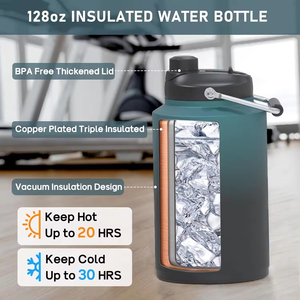 Nouvelle gourde isotherme en acier inoxydable noir 2026 – <span class=keywords><strong>Prix</strong></span> usine – Bouteille d'eau de haute qualité à <span class=keywords><strong>double</strong></span> paroi isolée - Product Image 5