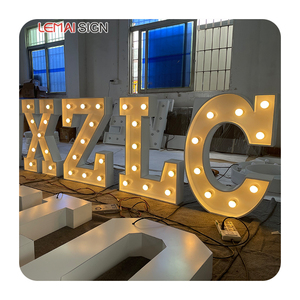 Marco de fotos personalizado de 4 pies Carta Amor Bombilla LED Conmemoración DE BODA Mi marco de fotos grande de 3 pies Carta Marquis - Product Image 5