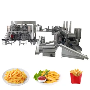 TCA capacità di produzione su larga scala patatine fritte congelate linea di patatine fritte macchina per pollo patatine fritte usate