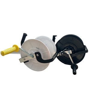 Enrouleur à engrenages en plastique <span class=keywords><strong>pour</strong></span> clôture électrique 3:1, câble métallique, clôture <span class=keywords><strong>pour</strong></span> bétail, monté à la main - Product Image 5