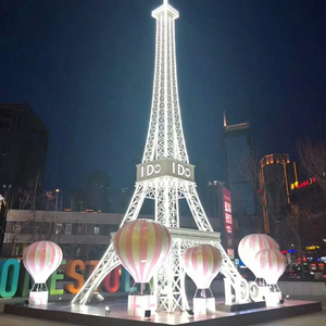 Statua Gigante Personalizzata della Torre <span class=keywords><strong>Eiffel</strong></span> in Metallo per Esterni/Modello in Ferro Grande da 3m-15m per Punti di Riferimento Cittadini e Decorazioni da Giardino - Product Image 5