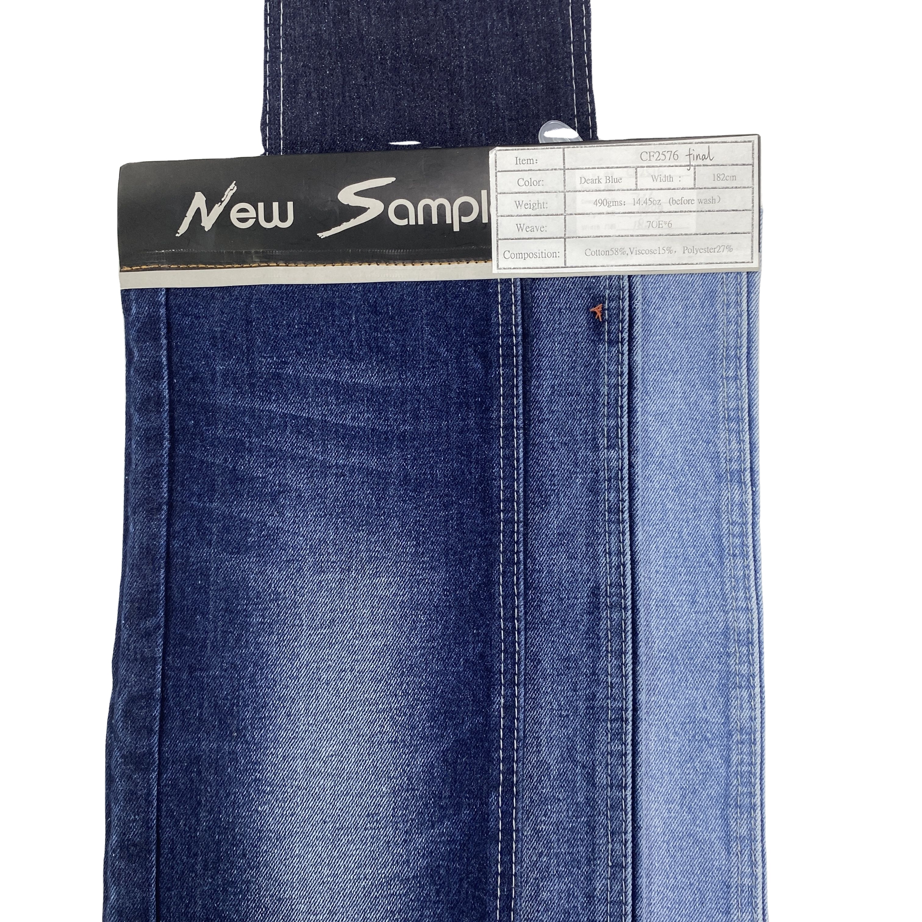 Hot sale Raw Material 14.5oz Heavy Weight Denim Fabric Recycled