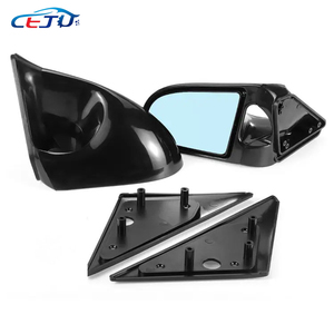 Espejos Retrovisores Laterales Negros Estilo Carbono ABS para <span class=keywords><strong>Honda</strong></span> <span class=keywords><strong>Civic</strong></span> EJ1 EG5 EH3 <span class=keywords><strong>EJ8</strong></span> EM1 EK9 Integra DC5 Acura RSX 1992-2000 - Product Image 6