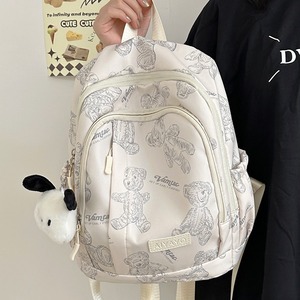 Vamic Bear Print <b>Backpack</b> 15 Inches Lightweight <b>School</b> Bag For Students Unisex - Product Image 2