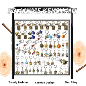 Collar con Soporte para Monedas de <span class=keywords><strong>Anime</strong></span> 3D de Metal, Diseño de Luffy Zoro, con Impresión UV, Llavero de Dibujos Animados - Product Image 2