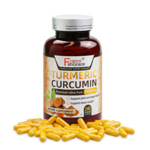 Cápsulas de Cúrcuma y Pimienta Negra Orgánica Natural para la Salud, Marca Privada - Product Image 5