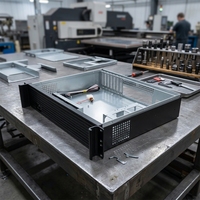 Fabrikasi OEM Kotak / Casing / Kabinet / Chassis / Housing / Shell dari Lembaran Logam Aluminium/Baja Tahan Karat yang Dapat Disesuaikan