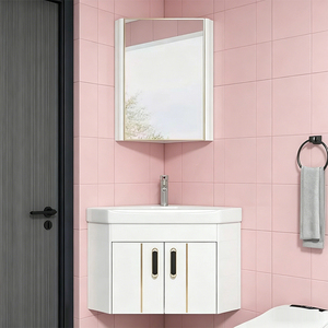 Lavabo de salle de bain moderne en céramique, gain de place, pour meubles-lavabos d'hôtel, prix avantageux, directement de l'usine - Product Image 5