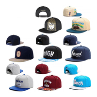 Casquette Snapback 5 Panneaux en Coton Personnalisée avec Logo Brodé, Motif Amusant, Style Hip Hop, pour Voyage et Activités de Plein Air