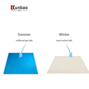 OEM ODM Breathable <b>Pad</b> Cooling Fabric Topper Mattress Cooling Gel Mattress Topper Medical Memory Foam Gel Queen Mattress Topper - Product Image 4