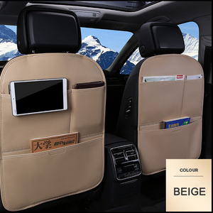 Tapis de protection anti-rayures pour siège arrière de voiture, en cuir, premium, anti-rayures, anti-taches, avec poches d'organisation - Product Image 4
