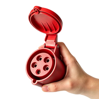 Coupleur de charge pour véhicule électrique TYPE2, norme européenne, connecteur aviation, 32A, cinq broches, étanche et anti-poussière