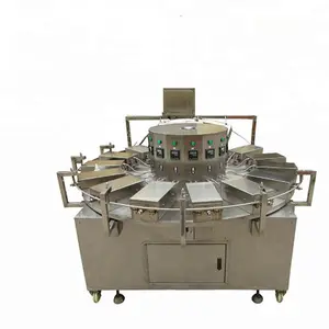 다기능 자동적인 생산 라인 구른 설탕 굽기 제작자 아이스크림 콘 기계 가격