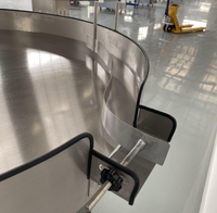 Système de convoyeur de table rotatif pour l'accumulation de bouteilles personnalisées, machine de collecte pour les boissons