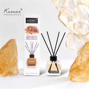 120ml trang trí nội thất phòng tốt nhất hương thơm sậy khuếch tán sang trọng chai thủy tinh màu đỏ với hương thơm tự chế hình vuông - Product Image 5