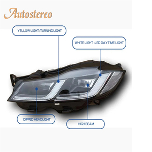 Faros delanteros de coche para <span class=keywords><strong>Jaguar</strong></span> <span class=keywords><strong>XF</strong></span> <span class=keywords><strong>2023</strong></span>-2015, luces LED de alto brillo, izquierda y derecha, nuevo estilo, 2022 Gen - Product Image 2