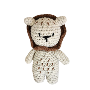 Adorables Peluches de Hipopótamo y Ciervo Tejidos a Crochet, Animales de Peluche Hechos a Mano, Regalo Festivo para la Pascua - Product Image 1